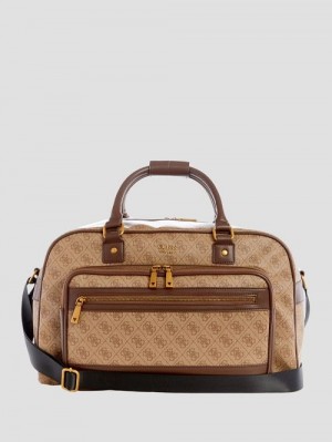 Guess Keith Duffel Bag Bruin | GUESS-SN31702