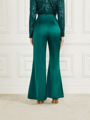 Guess Kellis Flare Pant Groen | GUESS-SN28203