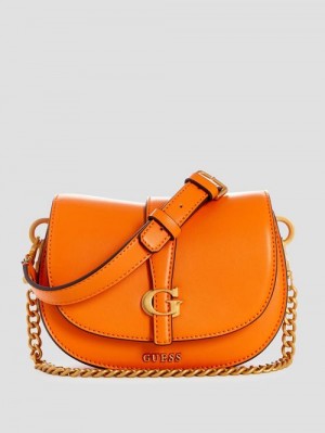 Guess Kuba Mini Crossbody Oranje | GUESS-SN28796
