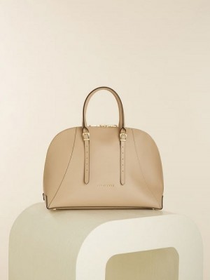 Guess Lady Luxe Dome Satchel Bruin | GUESS-SN29251