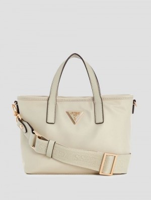 Guess Latona Nylon Mini Tote Bruin | GUESS-SN31770