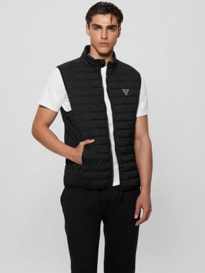 Guess Lauper Padded Vest Zwart | GUESS-SN31553