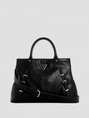 Guess Levia Satchel Zwart | GUESS-SN28880