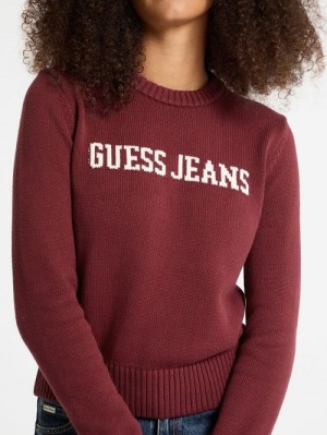 Guess Logo Sweater Rood | GUESS-SN27299