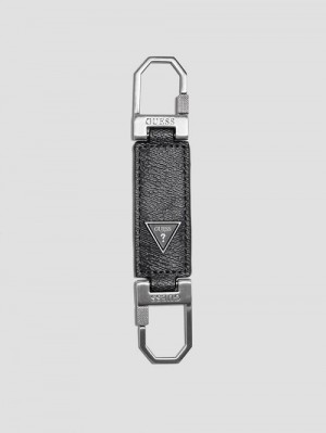 Guess Logo keychain Zwart | GUESS-SN31696