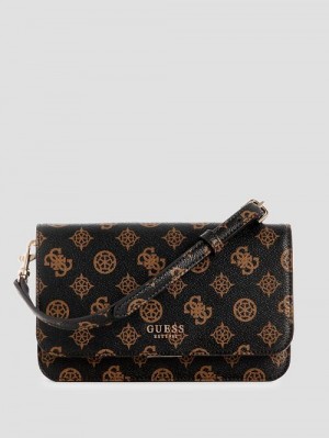 Guess Loralee Crossbody Organizer Bruin | GUESS-SN29064