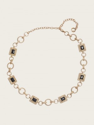 Guess Lucite Chain Belt Goud | GUESS-SN30232