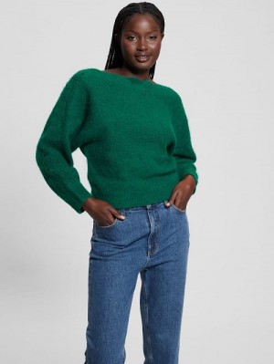 Guess Malorie Dolman Sweater Groen | GUESS-SN27691
