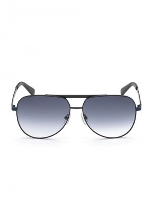 Guess Manny Aviator Sunglasses Zwart | GUESS-SN31818