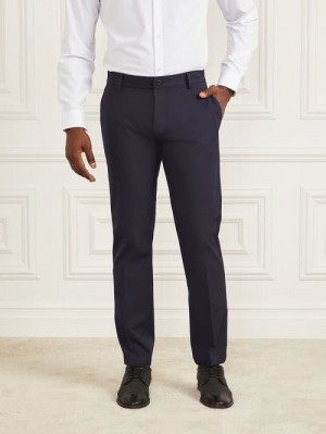 Guess Marcello Performing Chino Pants Blauw | GUESS-SN31412