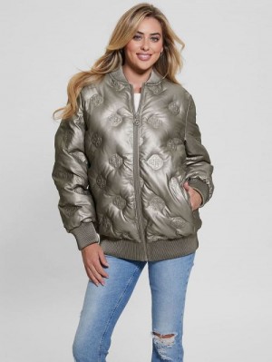 Guess Marianne Quattro G Flight Jacket Bruin | GUESS-SN27917