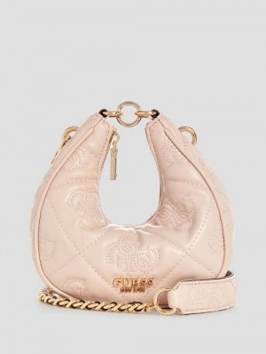 Guess Marieke Mini Hobo Roze | GUESS-SN28786
