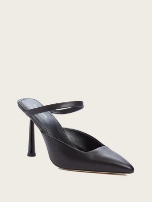 Guess Marni Leather Mule Zwart | GUESS-SN29744