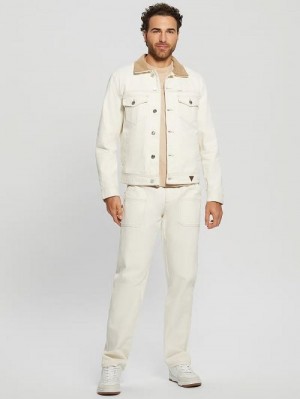 Guess Mason Straight Jeans Wit | GUESS-SN30373