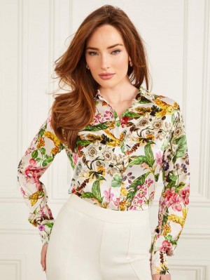 Guess Melissa Printed Blouse Multi | GUESS-SN27174