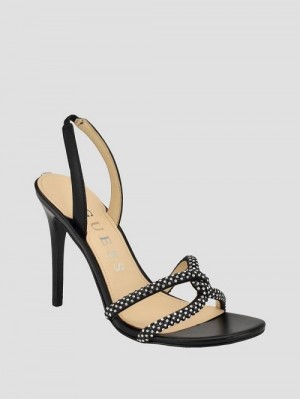 Guess Meomis Bling Heels Zwart | GUESS-SN29814