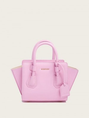 Guess Merava Leather Mini Satchel Roze | GUESS-SN29274