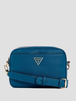 Guess Meridian Camera Bag Blauw | GUESS-SN28892