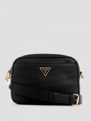 Guess Meridian Camera Bag Zwart | GUESS-SN28734
