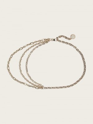 Guess Metal Chain Belt Goud | GUESS-SN30221