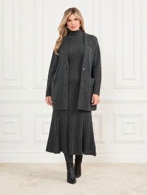 Guess Michaela Cashmere Cardigan Grijs | GUESS-SN28005