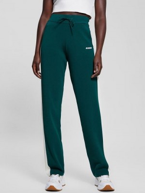 Guess Michela Stripe Sweater Pants Groen | GUESS-SN28475
