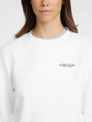 Guess Mini American Tradition Sweatshirt Wit | GUESS-SN28358