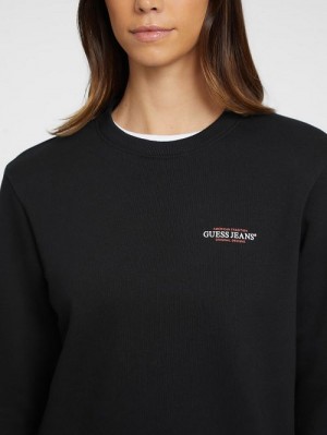 Guess Mini American Tradition Sweatshirt Zwart | GUESS-SN28367