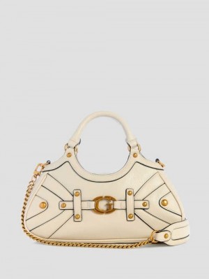 Guess Mintha Small Satchel Wit | GUESS-SN29009