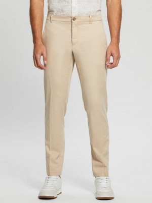 Guess Myron Dress Pants Beige | GUESS-SN31402