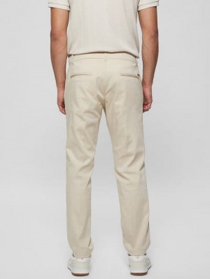 Guess Myron Dress Pants Beige | GUESS-SN31442