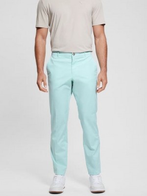 Guess Myron Dress Pants Turquoise | GUESS-SN31397
