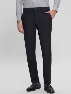 Guess Myron Tech-Stretch Dressy Pants Blauw | GUESS-SN31422