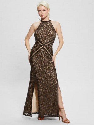 Guess New Liza Dress Bruin | GUESS-SN26901