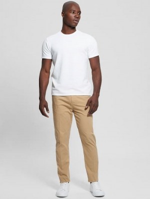 Guess Noah Straight Pants Beige | GUESS-SN31439