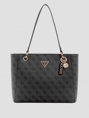 Guess Noelle Quattro G Small Noel Tote Zwart | GUESS-SN29449