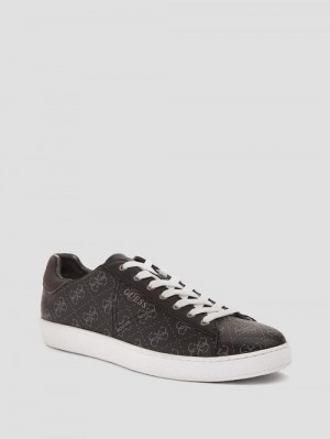 Guess Nola Quattro G Low-Top Sneakers Zwart | GUESS-SN31897