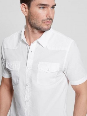 Guess Nottingham Shirt Wit | GUESS-SN31161