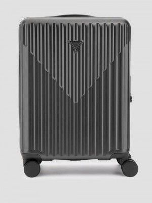Guess Olbia Large Trolley Suitcase Zwart | GUESS-SN31789