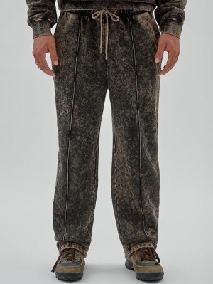 Guess Originals Acid Wash Joggers Zwart | GUESS-SN31533