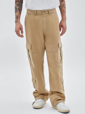 Guess Originals Cargo Pants Beige | GUESS-SN31377