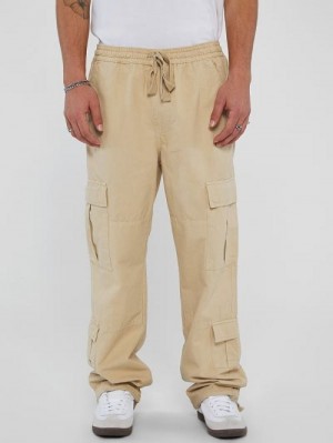 Guess Originals Cargo Pants Beige | GUESS-SN31435