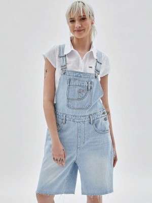 Guess Originals Carpenter Shortalls Blauw | GUESS-SN26539