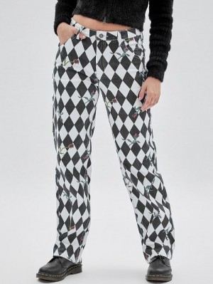 Guess Originals Diamond Carpenter Jeans Zwart | GUESS-SN26537