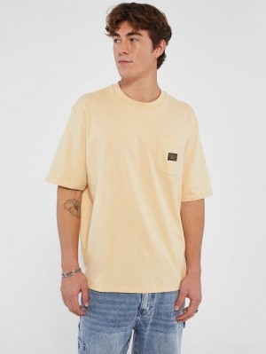 Guess Originals Eco Label Tee Bruin | GUESS-SN30478