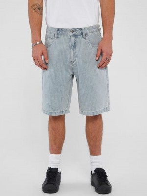 Guess Originals Herringbone Denim Shorts Blauw | GUESS-SN30368
