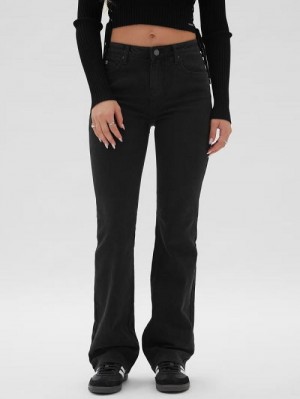 Guess Originals Kit Bootcut Jeans Zwart | GUESS-SN26571