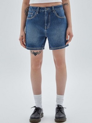 Guess Originals Kit Boyfriend Shorts Blauw | GUESS-SN26545