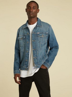 Guess Originals Kit Denim Jacket Blauw | GUESS-SN30725