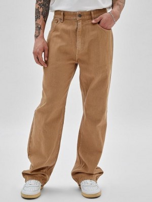 Guess Originals Kit Relaxed Jeans Beige | GUESS-SN30358